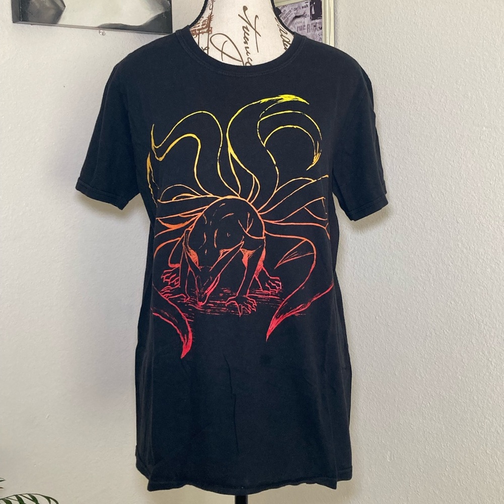 Naruto Kurama Tshirt Size: M see description for measurements